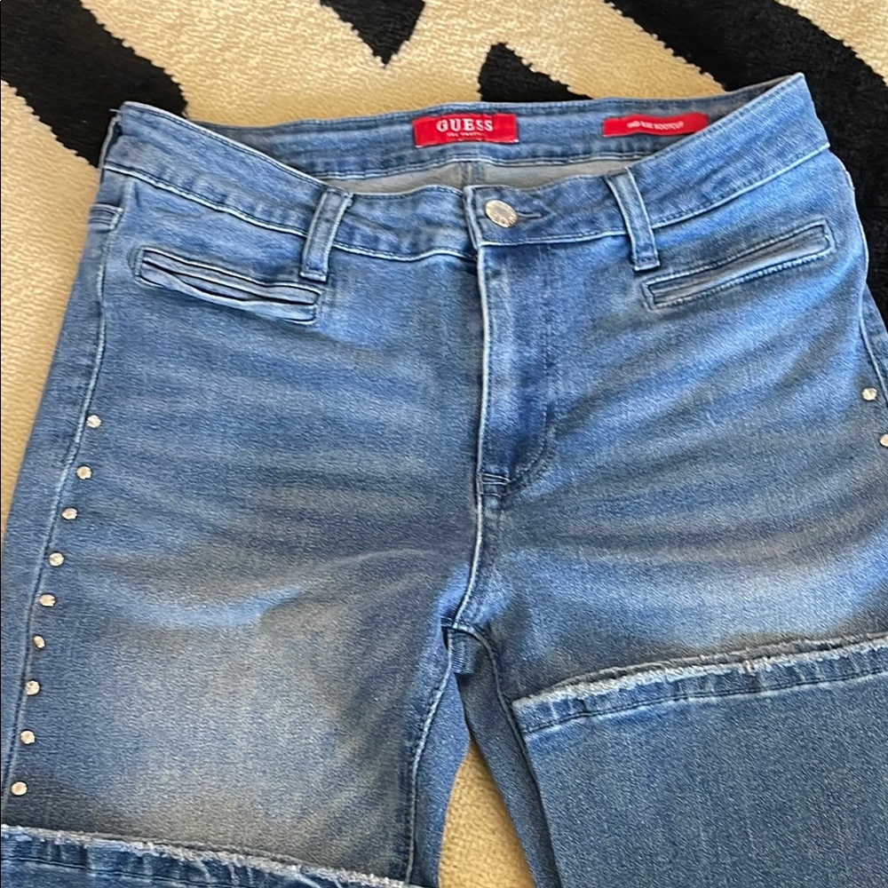 GUESS Women's Light Blue Skinny Jeans